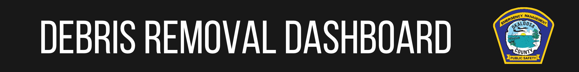 Debris Removal Dashboard- Okaloosa County
